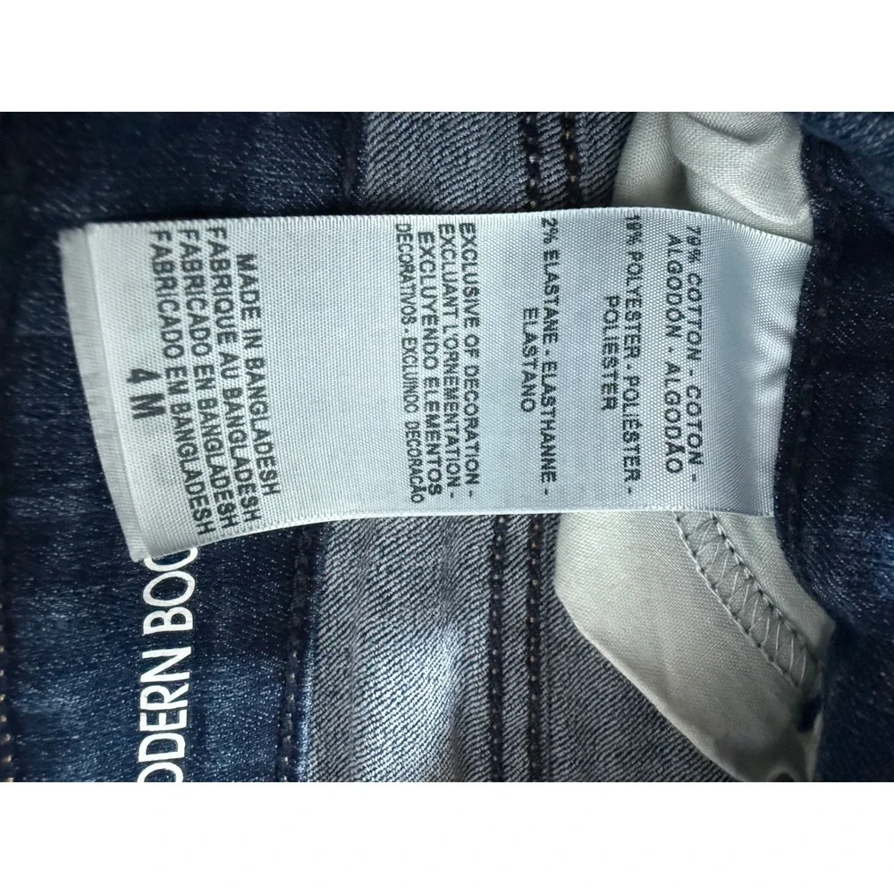 Denizen Levi's Modern Bootcut Jeans Womens 4M Dark Wash Stretch Denim 4100256418 - Picture 4 of 7